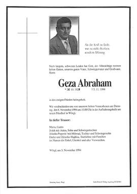 Abraham Geza G