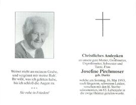 Pirchmoser Josefine geb. Daritz