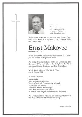 Makovec Ernst G