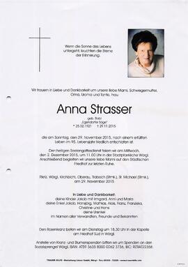 Strasser Anna geb. Rabl G