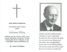 Pföss Johann