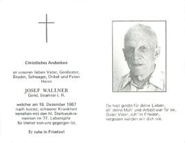 Wallner Josef