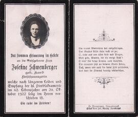 Schwemberger Josefine geb. Harb