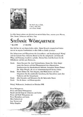 Wörgartner Stefanie G