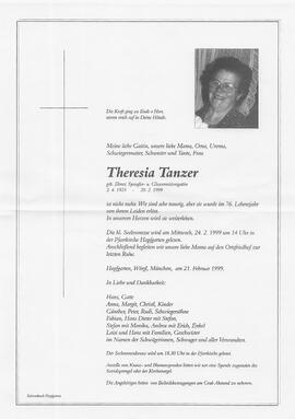 Tanzer Theresia geb. Ebner G