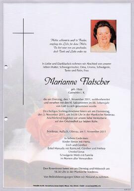 Flatscher Marianne geb. Haas