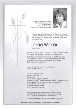 Wieser Inge geb. Rainer G