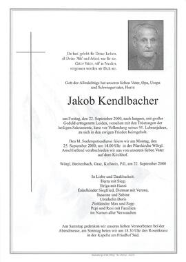 Kendlbacher Jakob G
