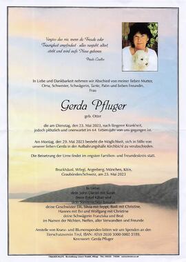 Pfluger Gerda geb. Otter G