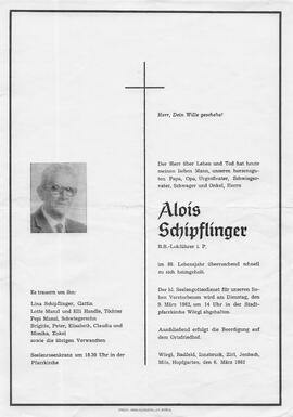 Schipflinger Alois G