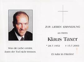 Taxer Klaus