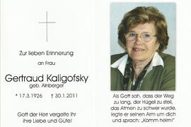 Kaligofsky Gertraud