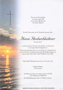 Hechenblaikner Hansi G