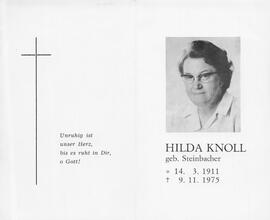 Knoll Hilda geb. Steinbacher