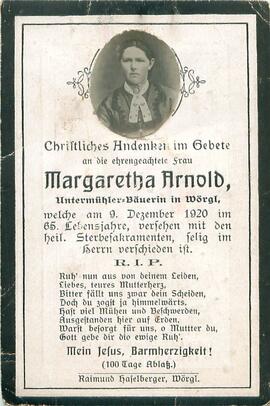 Arnold Margaretha Untermühl