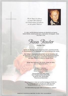 Rauter Rosa G