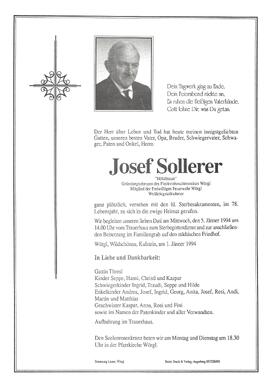 Sollerer Josef G