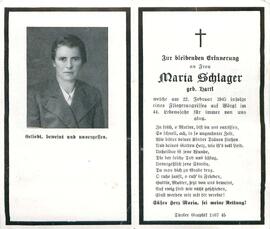 Schlager Maria geb. Hartl
