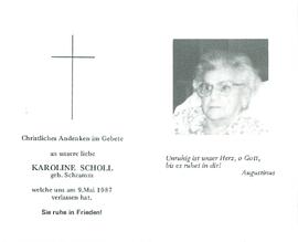 Schroll Karoline geb. Schramm