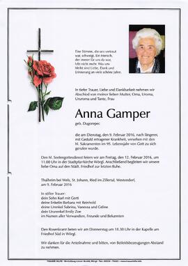 Gamper Anna geb. Dugorepec G