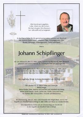 Schipflinger Johann G