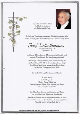 Gründhammer Josef
