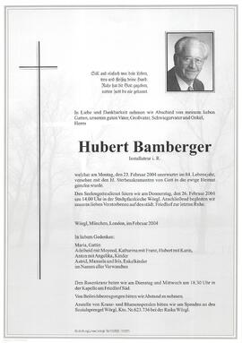Bamberger Hubert G
