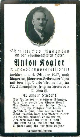 Kogler Anton 1937