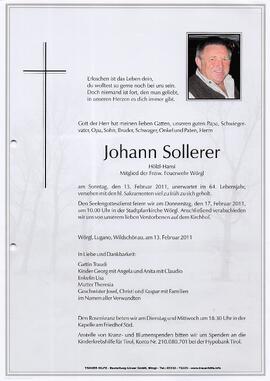 Sollerer Johann G