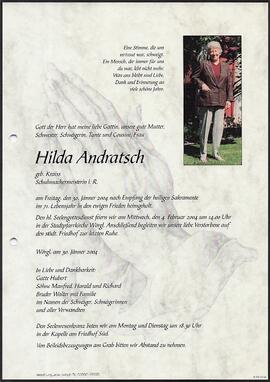 Andratsch Hilda geb. Kraiss