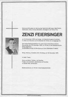 Feiersinger Zenzi G