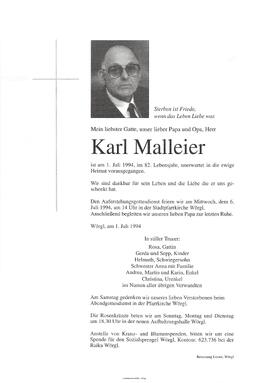 Malleier Karl G