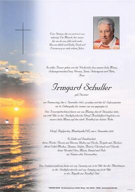 Schuller Irmgard geb. Vorauer G