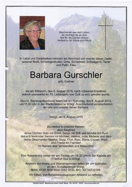 Gurschler Barbara geb. Gartner