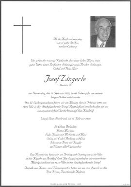 Zingerle Josef G