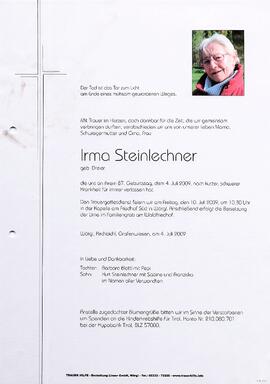 Steinlechner Irma geb. Dreier G