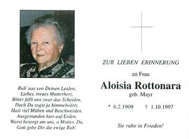 Rottonara Aloisia geb. Mayr