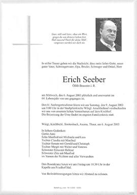 Seeber Erich G