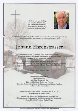 Ehrenstrasser Johann
