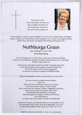Graus Nothburga geb. Misslinger
