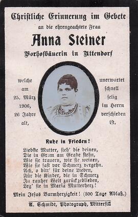 Steiner Anna 1906