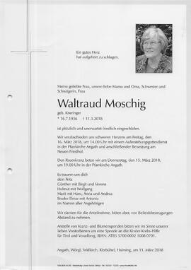 Moschig Waltraud geb. Kneringer
