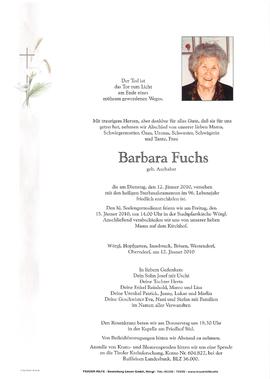 Fuchs Barbara geb. Aschaber G