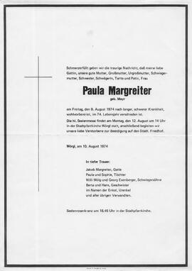Margreiter Paula geb. Mayr G