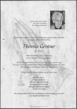 Gerstner theresia geb. Pancheri G
