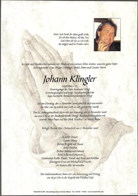 Klingler Johann G