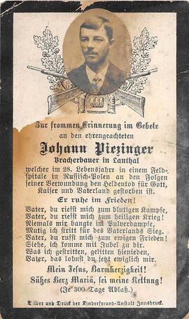 Piezinger Johann