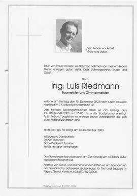 Riedmann Luis Ing. G