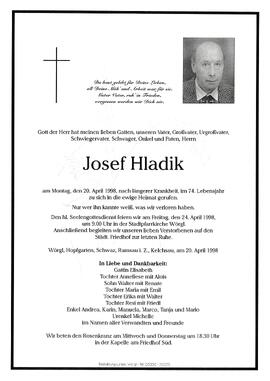 Hladik Josef G