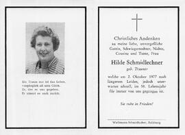 Schmidlechner Hilde geb. Trauner